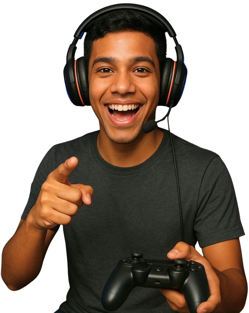 Joven gamer venezolano