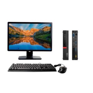 COMPUTADOR LENOVO TINY I5 4570T 4TA GEN 8GB/256GB MONITOR/TECLADO/MOUSE