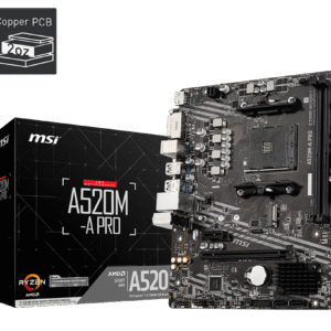 TARJETA MADRE MSI A520M-A PRO AM4