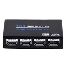 SPLITTER HDMI UNNO 4 PUERTOS 4K HB1205BK