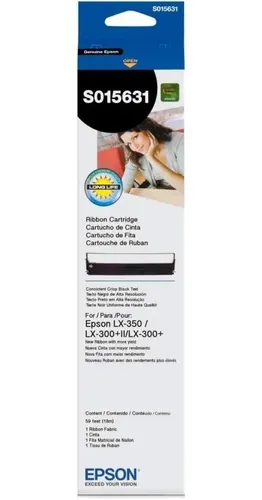 CINTA EPSON S015631 PARA LX-350/LX300