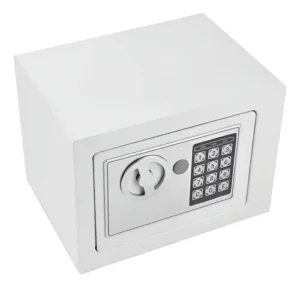 CAJA FUERTE DIGITAL ELECTRONICA BLANCO 23X23X28