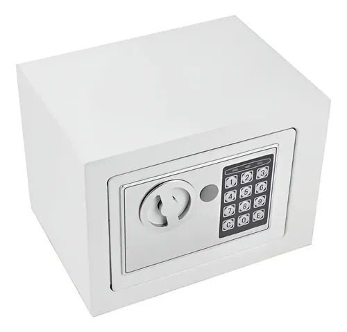 CAJA FUERTE DIGITAL ELECTRONICA BLANCO 23X23X28