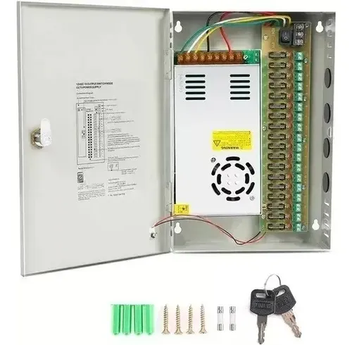 FUENTE DE PODER CENTRAL SPTLINE 18CH 12V 30A