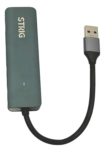 HUB STRIG USB 3.0 3 PUERTOS + RJ45 GIGABIT LH04U3 - Imagen 3