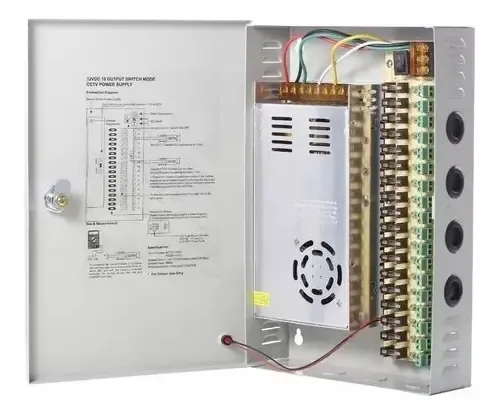 FUENTE DE PODER CENTRAL SPTLINE 18CH 12V 30A - Imagen 2
