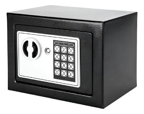 CAJA FUERTE DIGITAL ELECTRONICA NEGRO PEQUEÑA 27X22X23