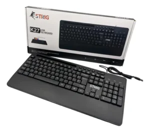 TECLADO STRIG K27 MULTIMEDIA USB NEGRO