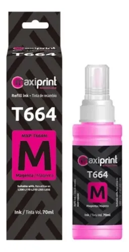 TINTA EPSON GENERICA MAXIPRINT T664320 MXP-T664M MAGENTA