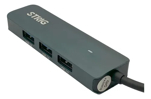 HUB STRIG USB 3.0 3 PUERTOS + RJ45 GIGABIT LH04U3 - Imagen 2
