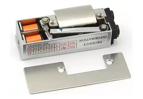 CERRADURA HEMBRILLA PUERTA 12V 150X28X34MM ACM-Y150A - Imagen 3