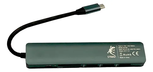 HUB STRIG USB C (3 PUERTOS USB+C+MICRO SD+HDMI 4K) BS-HC703 - Imagen 3