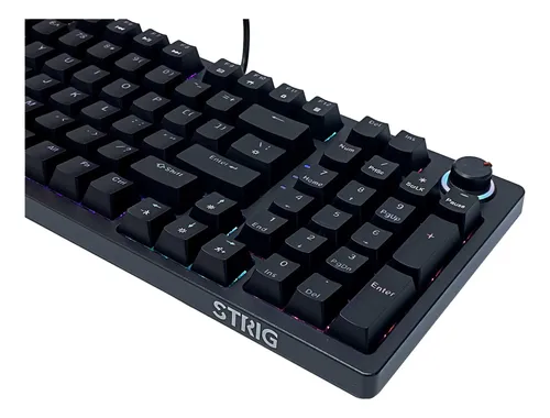 TECLADO STRIG KML-96 MECANICO USB RGB BLUE SWITCH ANTI GHOST - Imagen 3