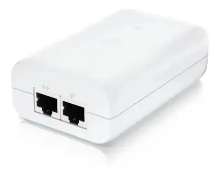 INJECTOR POE UBIQUITI 24V 3A GIGABIT POE-24-7W-G-WH - Imagen 2