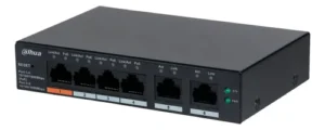 SWITCH 6 PUERTOS DAHUA HI POE 60W ADMINISTRABLE DH-CS4006-4GT-60