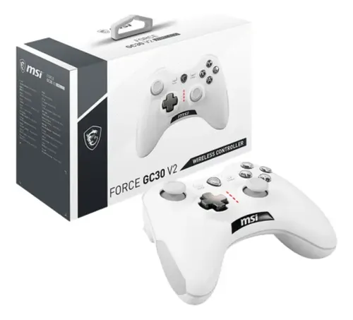 GAMEPAD MSI GC30 V2 INALAMBRICO BLANCO - Imagen 2