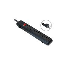 REGLETA ARGOMTECH SUPRESOR DE PICOS 6 TOMAS AC-0252BK