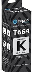 TINTA EPSON GENERICA MAXIPRINT T664120 MXP-T664K NEGRA