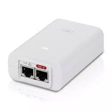INJECTOR POE UBIQUITI 24V 3A GIGABIT POE-24-7W-G-WH