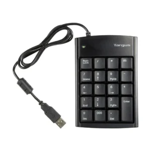 TECLADO NUMERICO TARGUS USB 2.0 CON HUB 2.0 PAUK10U