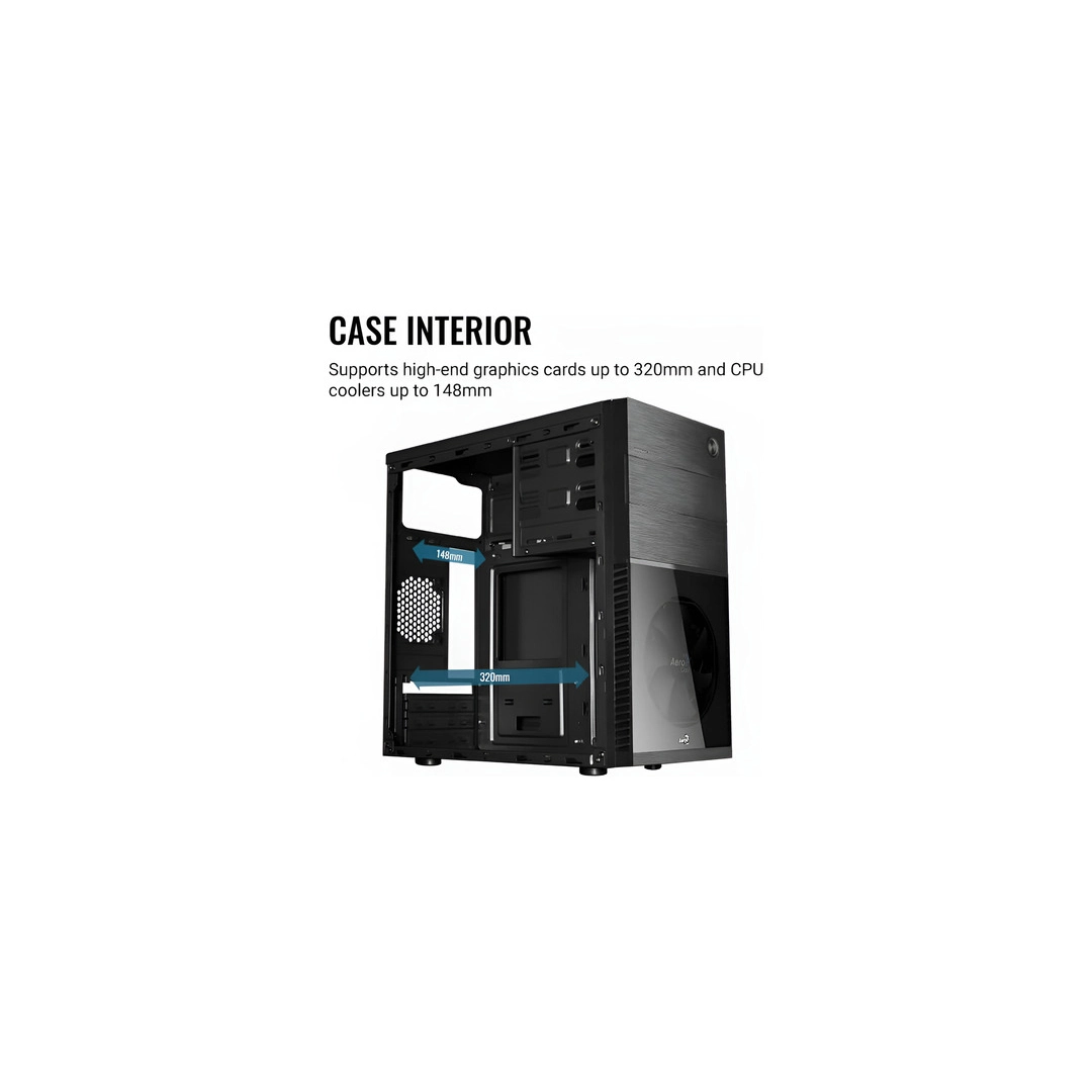 CASE AEROCOOL CS-105 COSMO MINI ATX / ITX 1 FAN - Imagen 2