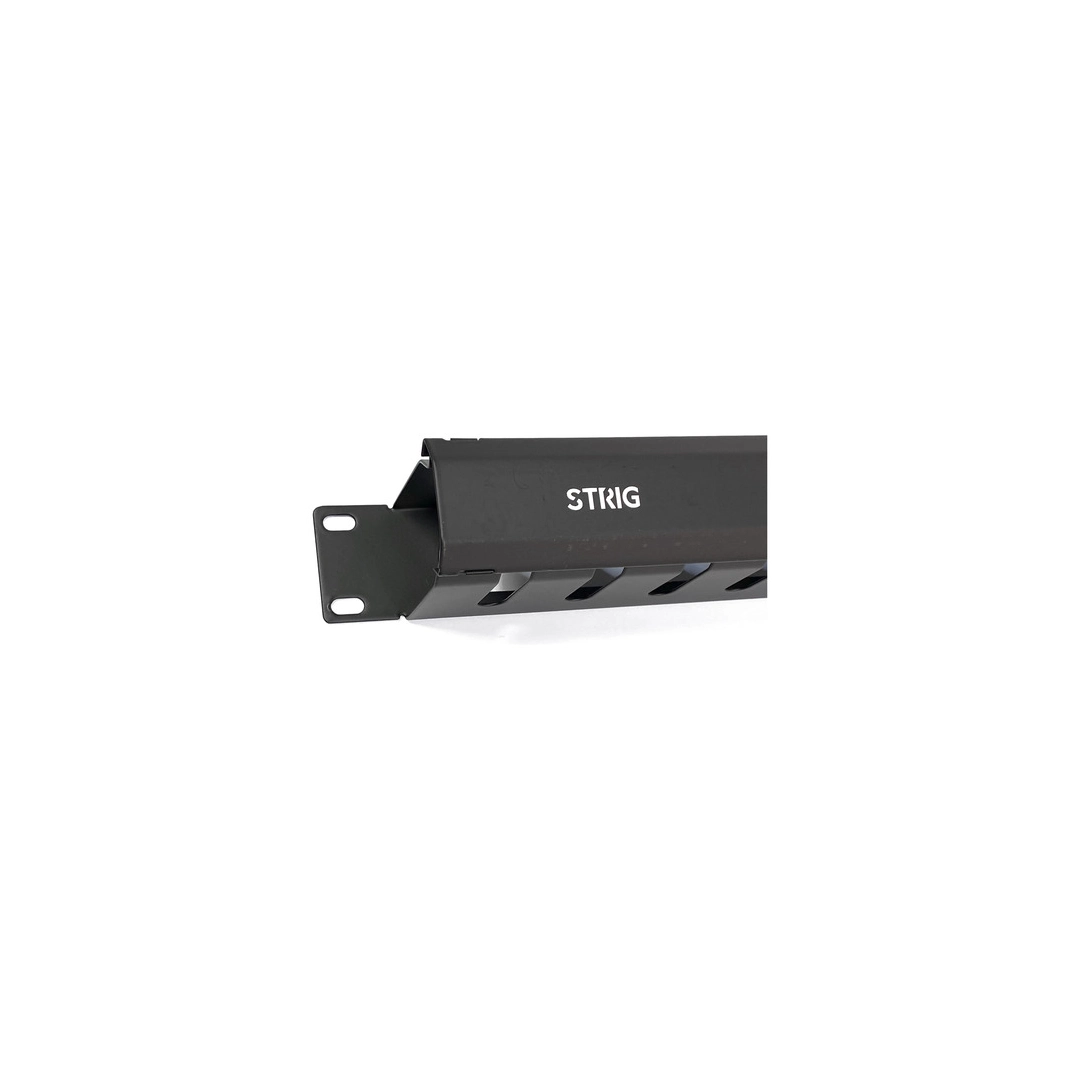 ORGANIZADOR DE CABLES 1U STRIG METAL HORIZONTAL - Imagen 2