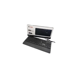 TECLADO STRIG K27 MULTIMEDIA USB NEGRO