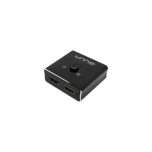 SPLITTER HDMI UNNO 2 PUERTOS BI DIRECCIONAL 4K HB1201BK