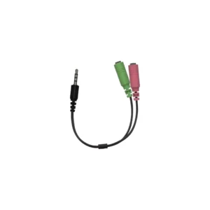CABLE ADAPTADOR GENIUS ACC-100 MACHO A DOBLE HEMBRA 3.5MM