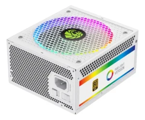 FUENTE DE PODER 1050W RBG-1050G GAMEMAX CERTIFICADA GOLD FULL MODULAR WHITE