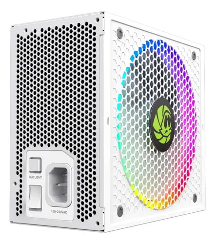 FUENTE DE PODER 1050W RBG-1050G GAMEMAX CERTIFICADA GOLD FULL MODULAR WHITE - Imagen 2