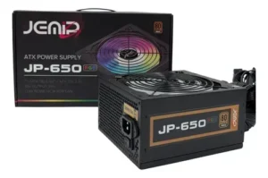 FUENTE DE PODER 650W JEMIP JP-650 RGB CERTIFICADA BRONZE