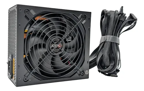 FUENTE DE PODER 650W JEMIP JP-650 RGB CERTIFICADA BRONZE - Imagen 2