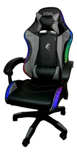 SILLA GAMING STRIG NEGRO CON RGB GCH-1028