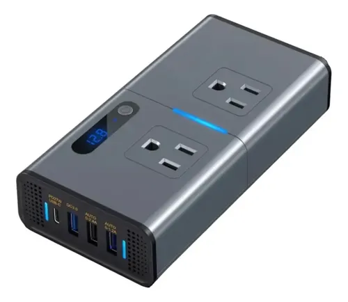 INVERSOR PORTATIL CARRO 12V CDP 200W 2X120V/4XUSB XVU212