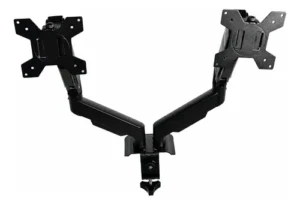 BASE MONITOR STRIG DOBLE HASTA 32"O 10 KG ARTICULADA NEGRO DY-02