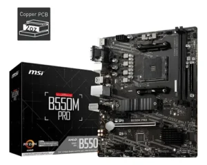 TARJETA MADRE MSI B550M PRO MATX AM4