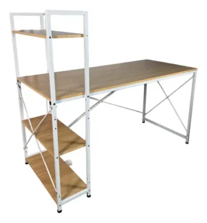 MESA PARA COMPUTADOR CON ESTANTE STRIG 140X60X75CM NSF1-1400