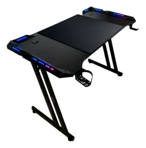 MESA PARA COMPUTADOR STRIG GAMING RGB AJUSTABLE 120X60X74CM OD-07