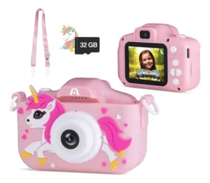 CAMARA DIGITAL ARGOMTECH MAGIC PIX81-40 HD ROSADA INCLUYE SD 32GB ARG-AC-9181PK