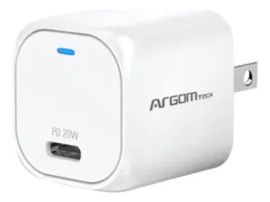 CARGADOR ARGOMTECH USB C 20W ARG-AC-0110WT