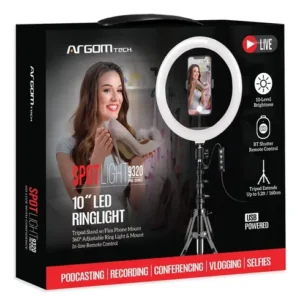 ARO DE LUZ ARGOMTECH LED USB 10" SPOTLIGHT PRO9320